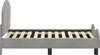 Kinderbettgestell mit Kopfteil Hellgrau 70 x 140 cm Samt Produktbild-Vorschau 6