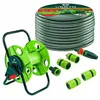 VERTO Schlauchtrommel + Gartenschlauch 50m + Wasserspritze Produktbild-Vorschau 1