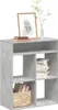 Maison Exclusive - Estantería para libros, color gris Vista previa de la imagen del producto 1