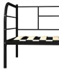 vidaXL Tagesbett-Rahmen Schwarz Metall 90×200 cm Produktbild-Vorschau 5