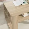 Salontafel Sonoma Eiken 66 x 49,5 x 45 cm Bewerkt hout Productafbeelding-voorbeeld 4