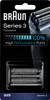 Product packaging for Braun Series 3 shaver cassette. Produktbild-Vorschau