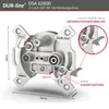 DUR-line Antennendose 3-Loch für Unterputz & Aufputz | Produktbild-Vorschau 4