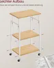 VASAGLE Küchenwagen mit 3 Ebenen, 6 Haken, 40 x 60 x 89 cm, Produktbild-Vorschau 8