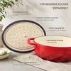 Casserole en fonte (7,1 litres), forme ovale, incluant des Voir les images du produit 2