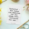 Mr. & Mrs. Panda Ansichtskarte Spruch Bestatter Fürsorge - Produktbild-Vorschau 2