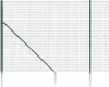 vidaXL Maschendrahtzaun mit Bodenhülsen Grün 2,2x25 m Produktbild-Vorschau 5