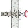 fischer tappo per cartongesso in metallo GKM K(10) 5 pz Anteprima dell’immagine prodotto 3