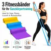 3er-Set Fitnessband Gymnastikband Widerstandsband wie Produktbild-Vorschau 9