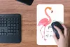 MuchoWow® Mauspad Mousepad Orange - Flamingo - Zitat 18x27 Produktbild-Vorschau 4