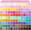 Funtopia 4mm Perlen Set, 120 Farben für Armbänder & Produktbild-Vorschau 2