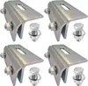 4x Blechdachklemme Solar Montageset Sechskantkopf 17 Produktbild-Vorschau 1