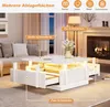 MODFU Koffietafel. Hoge glans, twee lades, LED-verlichting, Productafbeelding-voorbeeld 4