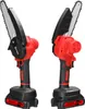 Two mini chainsaws are shown from different angles against a white background. Produktbild-Vorschau