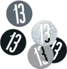 13. Geburtstag Deko schwarz silber Party Dekoration Set Produktbild-Vorschau 4