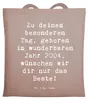 Mr. & Mrs. Panda Tote Bag Spruch 2004 Geburtstag - Braun Produktbild-Vorschau 1