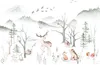Komar Vlies Fototapete - Cozy Woods - Größe: 400 x 280 cm Produktbild-Vorschau 2