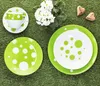 Pula vert 30pcs service combiné vaisselle à pois points Voir les images du produit 2