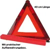 Triangle de signalisation rouge, Auto StvO 2023 EU - Kfz Voir les images du produit 4