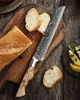 Noże HEZHEN 5 sztuk Santoku Damascus ze stali 67-warstwowej Podgląd zdjęcia produktu 6