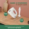 Clatronic Handmixer HM 3524 weiß 300W 2in1 Produktbild-Vorschau 8