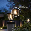 Filament LED zonne-tuinlamp FELIX, paalverlichting, warm Productafbeelding-voorbeeld 7