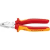 A pair of insulated pliers on a white background. Voir les images du produit