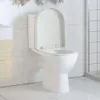 vidaXL Toilettensitz mit Absenkautomatik Weiß Quadratisch Produktbild-Vorschau 1