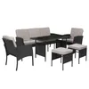 FCH Gartenmöbel-Set,Polyrattan Lounge Set,Gartenlounge-Set Produktbild-Vorschau 4