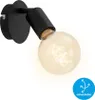 Wandleuchte Wandspot Schwenkbar Retro 1xE27 60W schwarz Produktbild-Vorschau 2