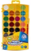 Peinture aquarelle 25mm 32 couleurs + pinceau Astra Voir les images du produit 1