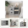 The Living Store Nachttisch Betongrau 60x35,5x45 cm Produktbild-Vorschau 10
