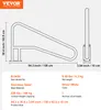 Diagram showing the dimensions and specifications of a pool handrail. Podgląd zdjęcia produktu