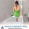 YARDIN Bath Board 70cm sedátko do vany pro seniory s černým Náhled obrázku produktu 5