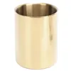 Porte-stylo rond en acier inoxydable, vase à fleurs en or, Voir les images du produit 2