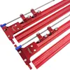 Two red parallel guide systems are shown against a white background. Náhled obrázku produktu