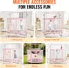 SucceBuy 55" Trampoline pour enfants, 4,6 pieds Indoor Voir les images du produit 4
