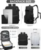 Rucksack, 34L Reiserucksack mit USB Anschluss, Produktbild-Vorschau 6