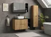 RODAN | Waschbeckenunterschrank 60 cm - Braun - Geriffelte Produktbild-Vorschau 6