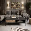 LIAM Couchtisch mit Schublade schwarz + Liam Gold Produktbild-Vorschau 1