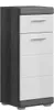 Hochschrank Scout Xonox - Smoke Silver/Weiß Hochglanz - Produktbild-Vorschau 8