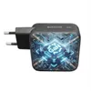 Szybka ładowarka sieciowa GaN 100W 2xUSB-C 2xUSB, szybkie Podgląd zdjęcia produktu 3