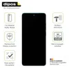 A product image displaying a smartphone screen protector with feature callouts. Náhľad obrázku produktu