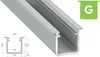 LED Aluminium Profil PD-G 1 Meter Aluprofil Leiste 17 x Produktbild-Vorschau 1