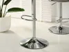 Designová barová židle KRISMAR - šedá / chrom Náhled obrázku produktu 10