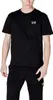 Ea7 Emporio Armani 7m000567_af10375 Kurzarm-t-shirt Schwarz Produktbild-Vorschau 4