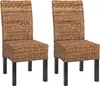 set di 2 sedie da pranzo sedia in vimini M69 sedia BALI Anteprima dell’immagine prodotto 1