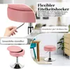 COSTWAY Drehhocker höhenverstellbar 51-66cm, Kunstleder Produktbild-Vorschau 3