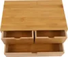 Organizer na biurko z 3 szufladami bambusowy 33x19x16cm Podgląd zdjęcia produktu 9