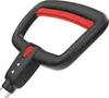 A close-up view of a black and red handle with a red button. Podgląd zdjęcia produktu